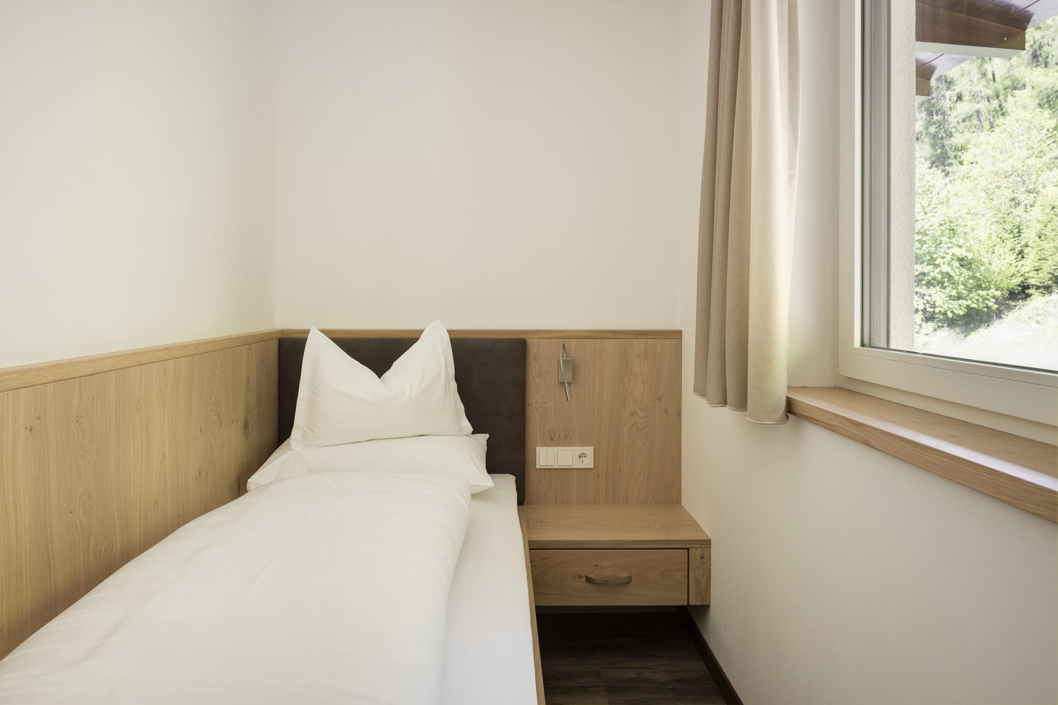 Hotel Lechner Urlaub Panormazimmer Schlafkoje Einzelbett