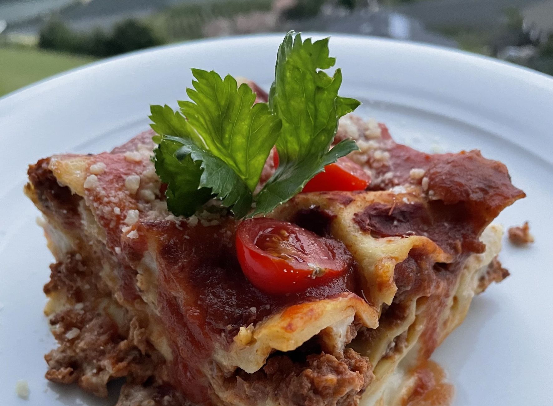 Cucina italiana Hotel Lechner Tirolo Cena lasagne