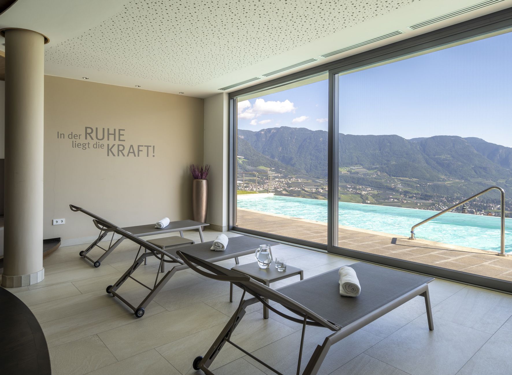 Sala relax Piscina esterna Relax Wellness Hotel Lechner