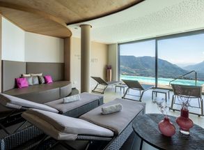 Wellness area Panorama loungers Infinity pool Outdoor pool