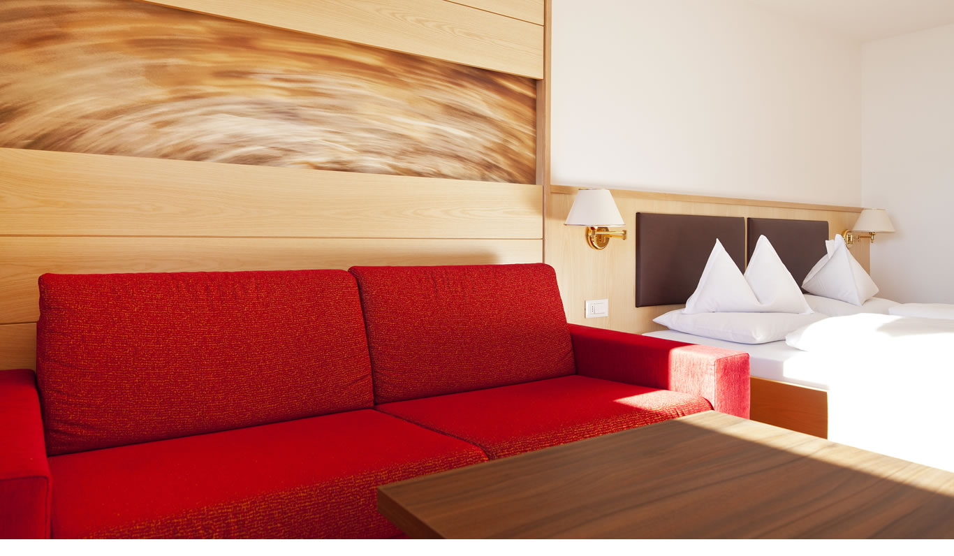 Comfort double room type C bedroom couch vacation Dorf Tirol